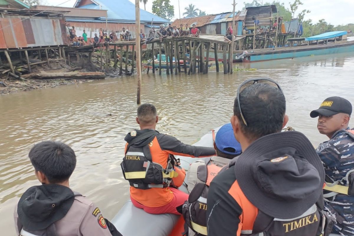 SAR cari anak tujuh tahun tenggelam di sungai Kabupaten Asmat