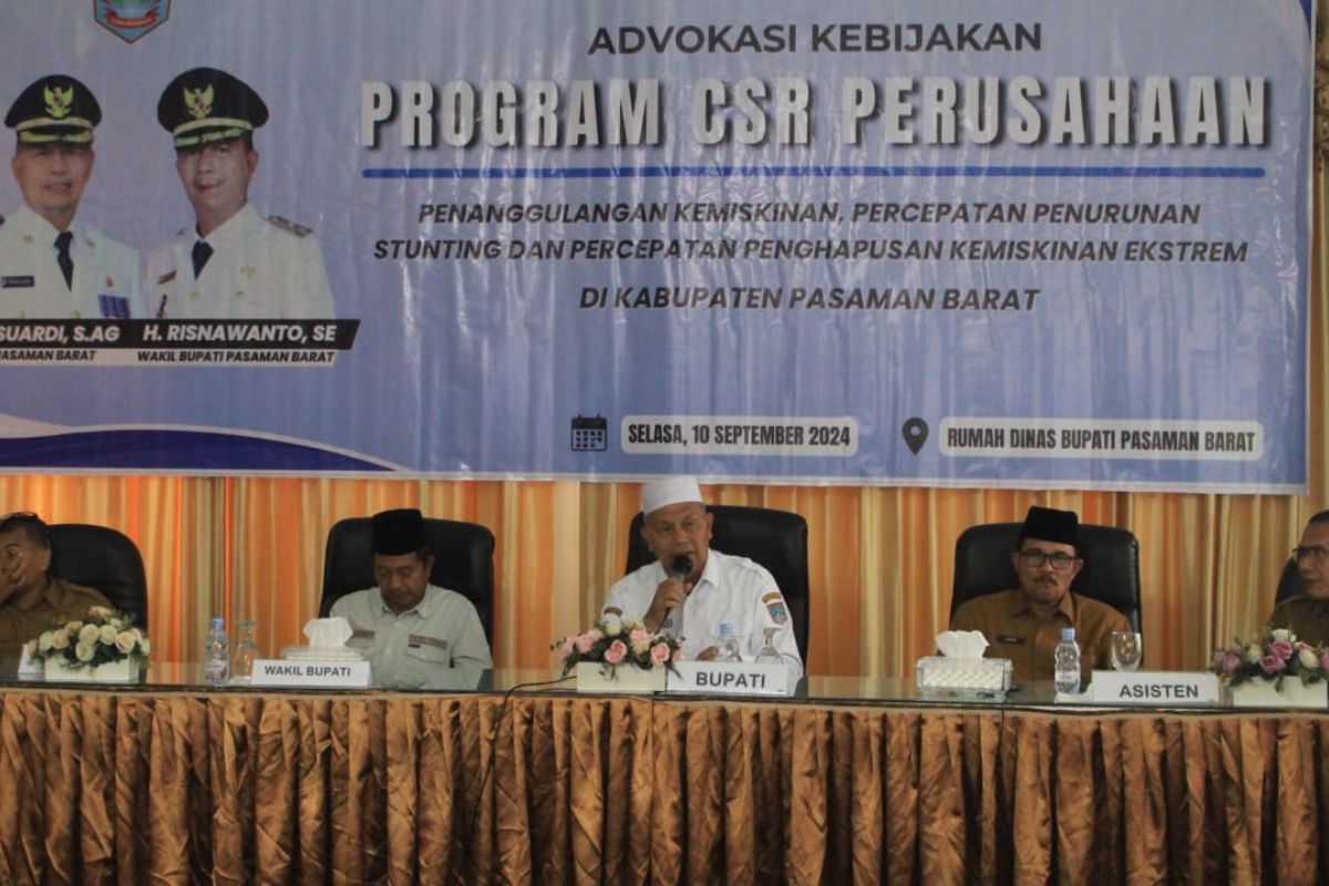 Pemkab Pasaman Barat gandeng perusahaan sawit tingkatkan kebijakan CSR