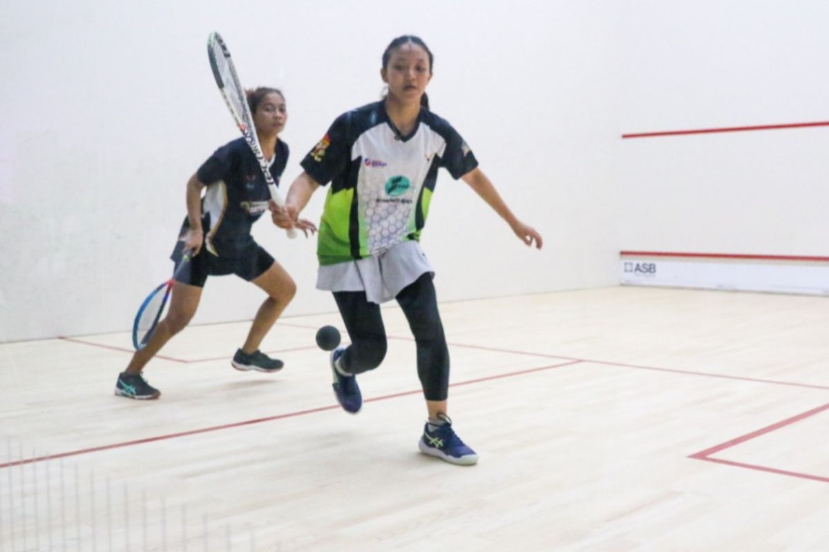 Squash beregu campuran Sumut catat kemenangan atas  NTB di PON