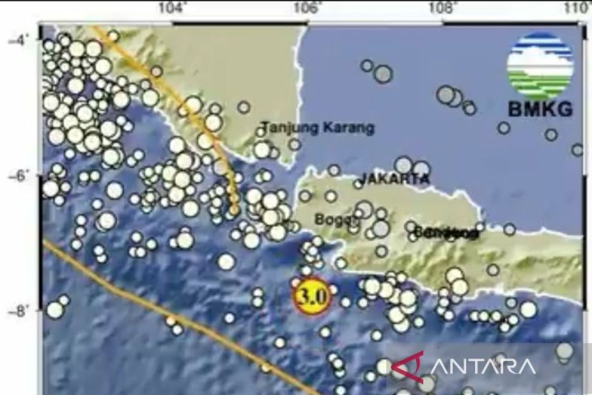 Gempa magnitudo 3 guncang Kecamatan Bayah Banten