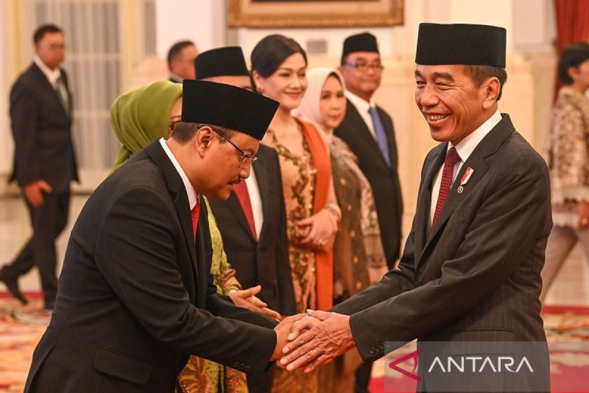 Presiden Jokowi lantik Gus Ipul jadi Menteri Sosial