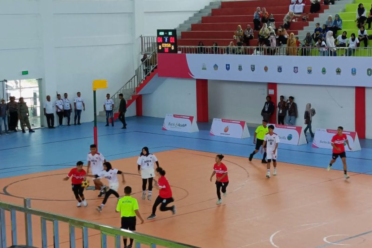 Korfball tuan rumah Aceh tantang Jawa Barat di final nomor K4 dua korf