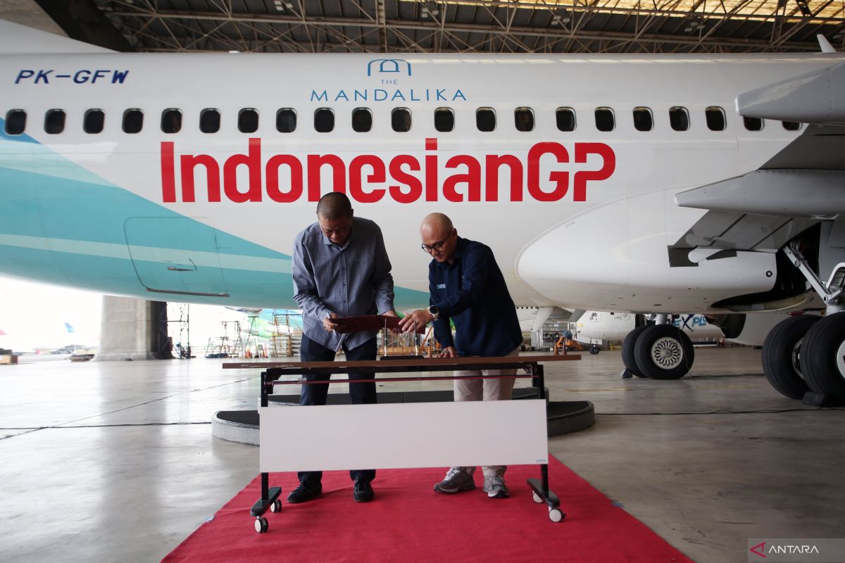 Garuda Indonesia luncurkan pesawat khusus MotoGp