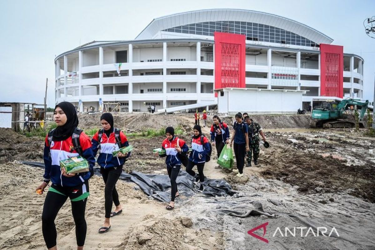 Soal arena voli indoor belum siap, Ketua Harian PB PON: Besok siap