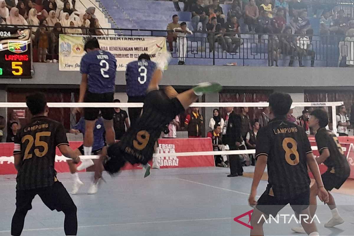 Cabor sepak takraw - Jateng dan Kepri buka peluang ke semifinal kuadran