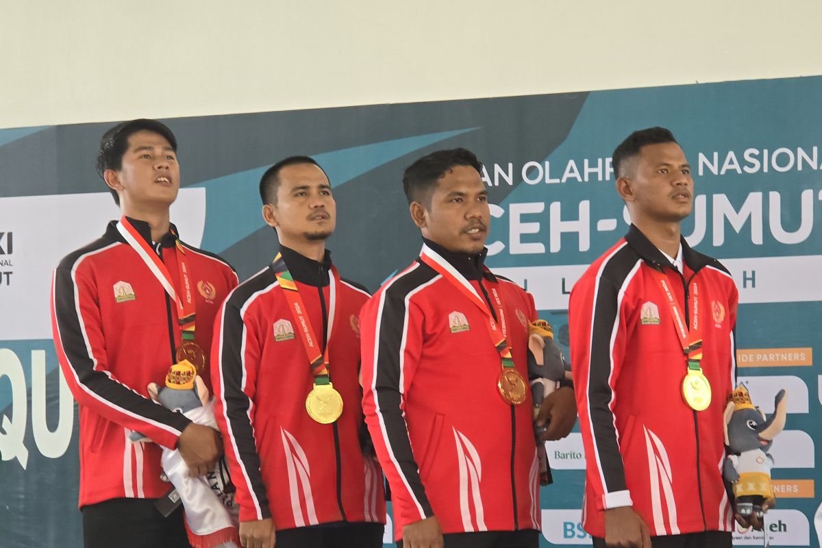 Kontingen Aceh berhasil kawinkan medali emas PON 2024 cabang petanque