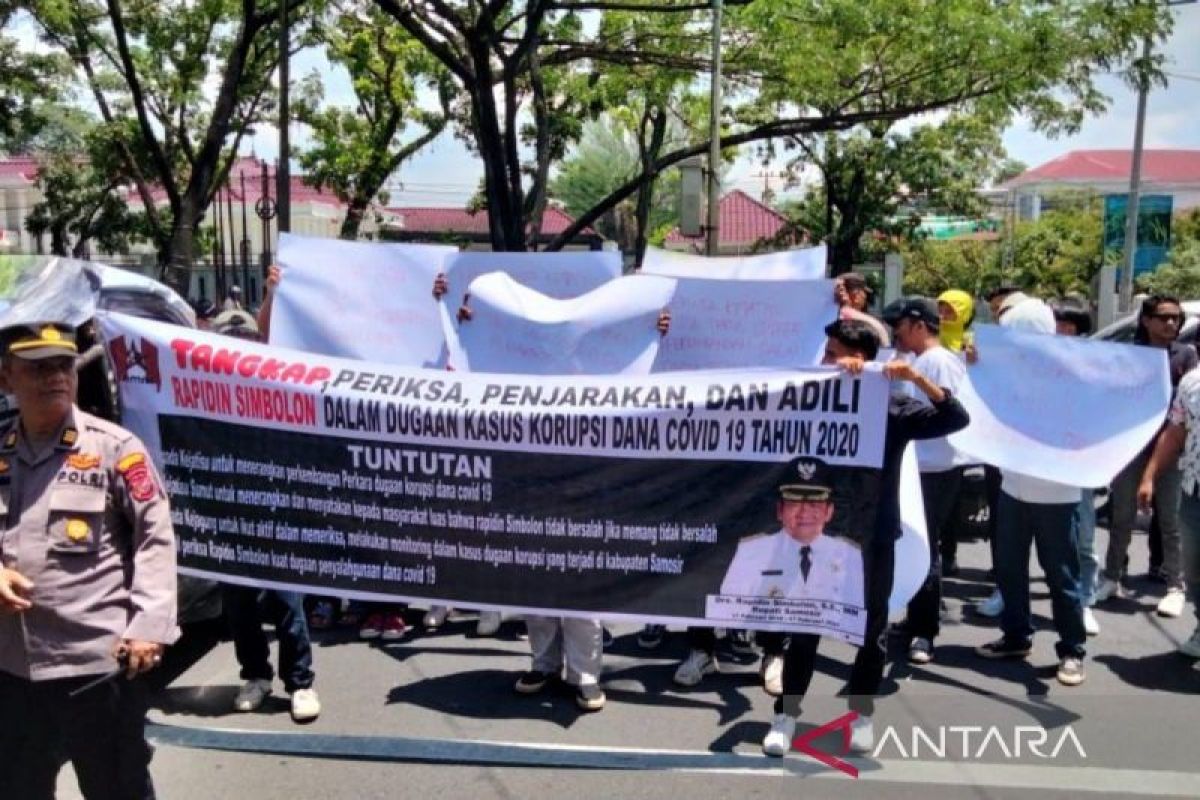 GMNI pertanyakan kasus dugaan korupsi COVID-19 di Samosir