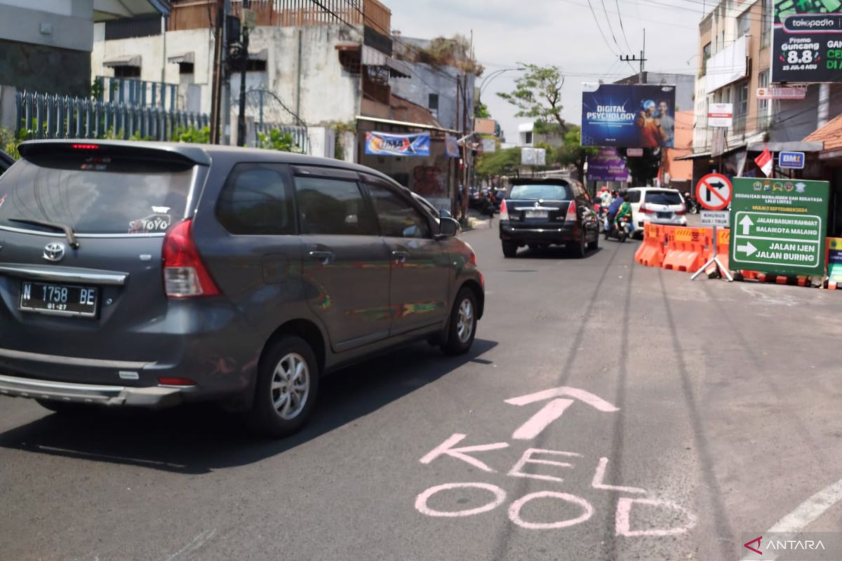 Dishub Kota Malang lakukan penataan lalin BS Riadi ke Jalan Buring