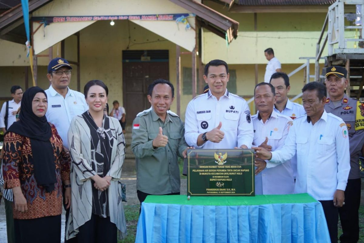 Kapuas Hulu sediakan layanan air bersih untuk warga Nanga Suruk