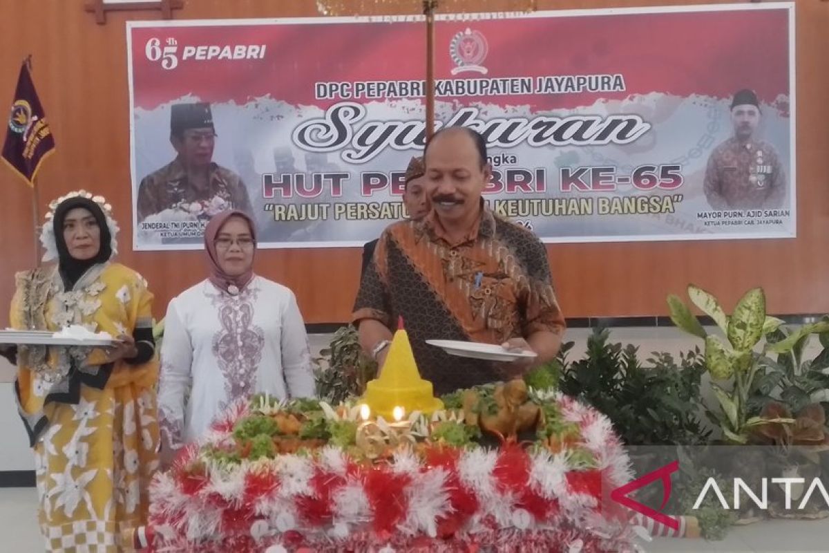 Pemkab Jayapura harap Pepabri wadah berkarya purnawirawan TNI dan Polri