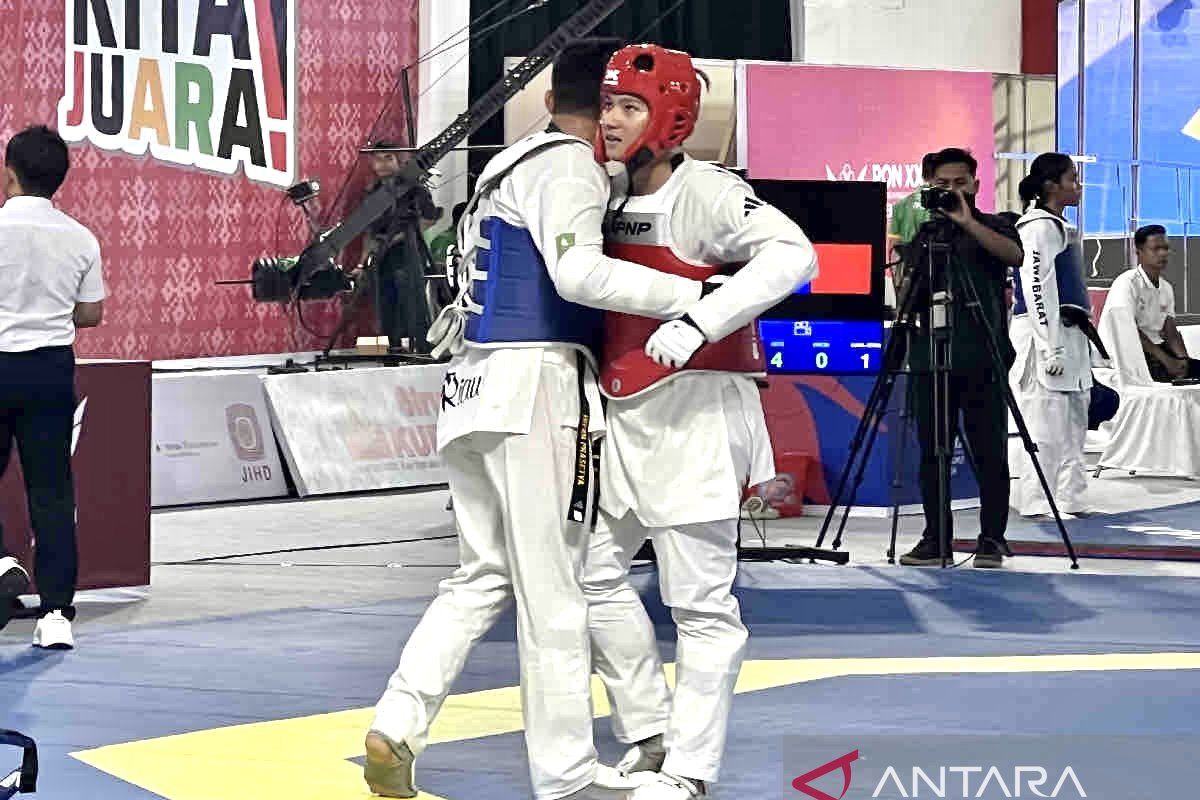 PON 2024 - Taekwondo: Bali ke final, tumbangkan Riau -87 kg putera