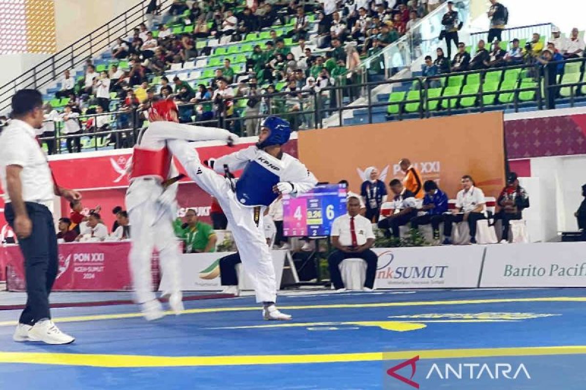 mesinslot Tribun Martial Arts Arena dipadati penonton taekwondo