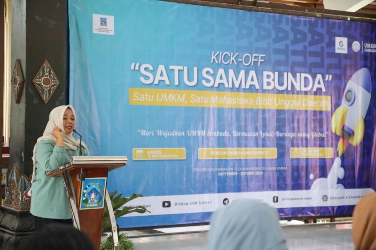 Sleman luncurkan program "Satu Sama Bunda" guna kembangkan UMKM