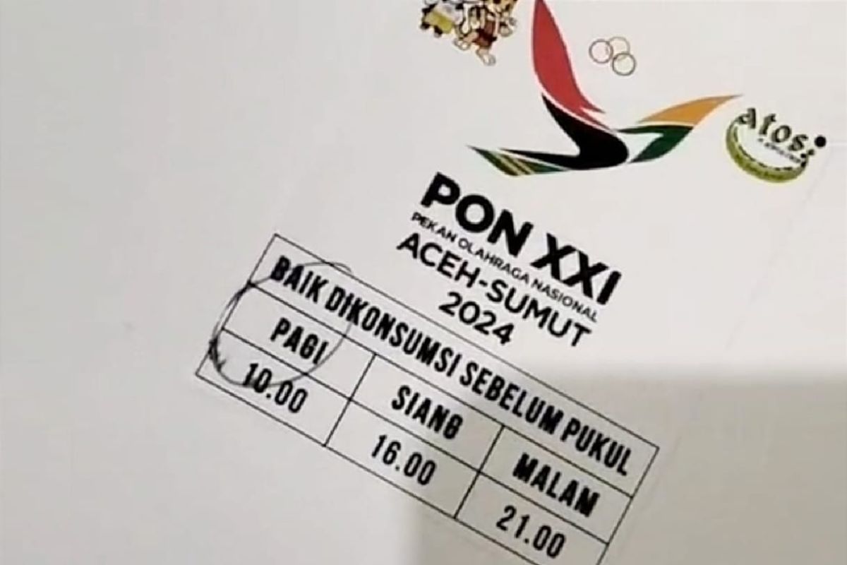 PB PON Sumut tegur keras penyedia konsumsi yang lalai