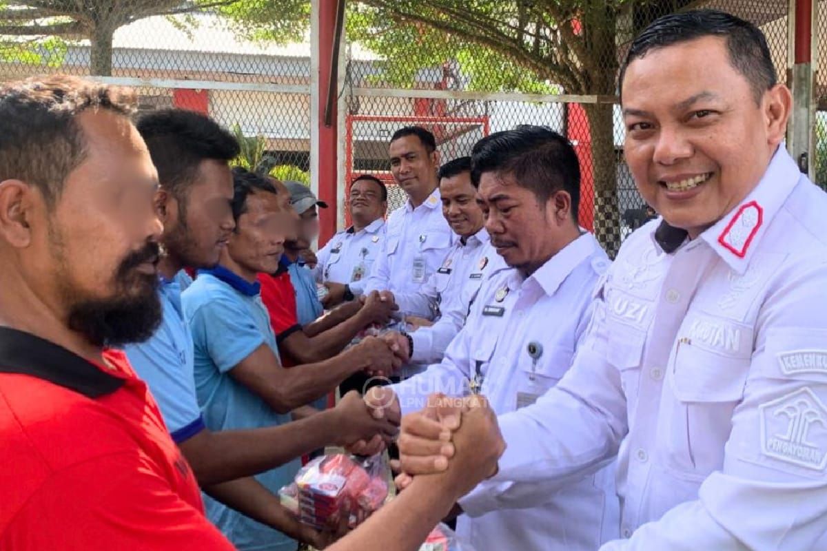 Lapas Langkat beri perlengkapan  mandi pada warga binaan