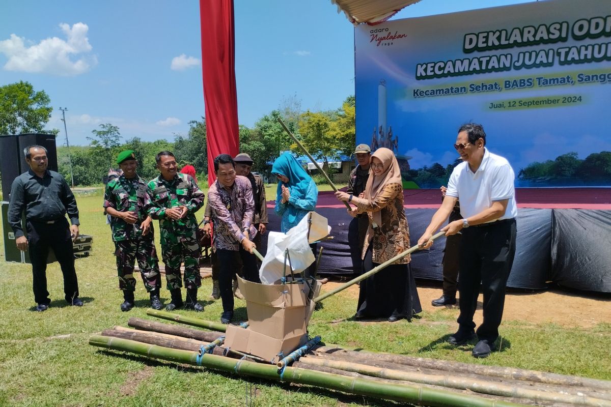 Kecamatan Juai raih predikat ODF pertama di Kabupaten Balangan