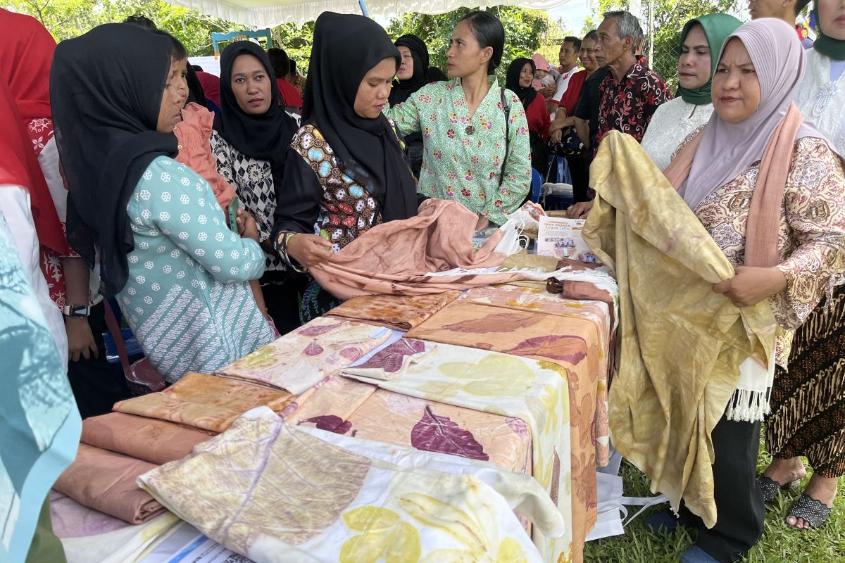 Kelompok usaha Mahina Laha, Ambon kembangkan batik ecoprint ramah lingkungan