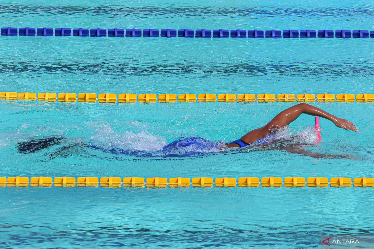 Penyisihan selam 200m bifins: Bali ungguli putra, Jawa Barat di putri