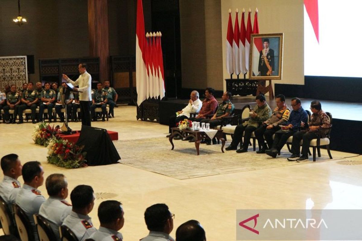 Presiden ungkap alasan beri arahan kepada pejabat TNI/Polri di IKN