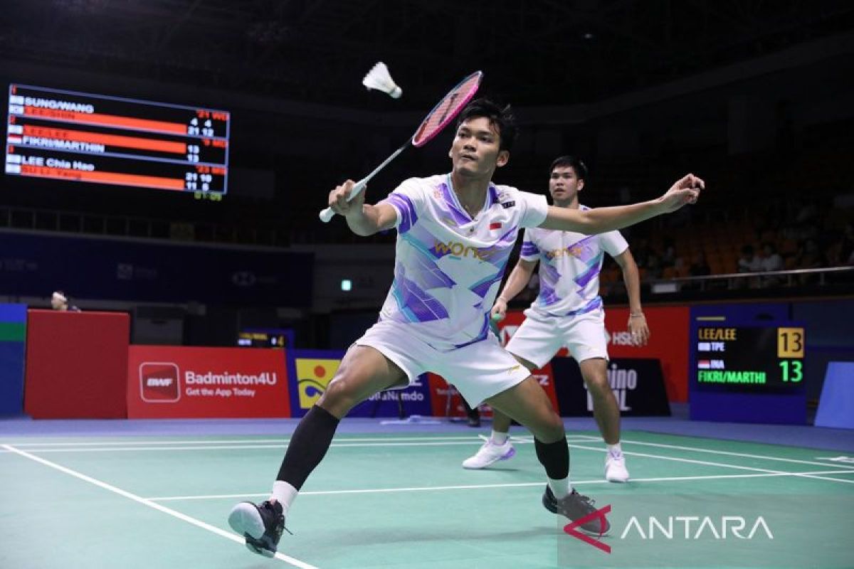 Fikri/Daniel kunci tempat di perempat final Hong Kong Open 2024