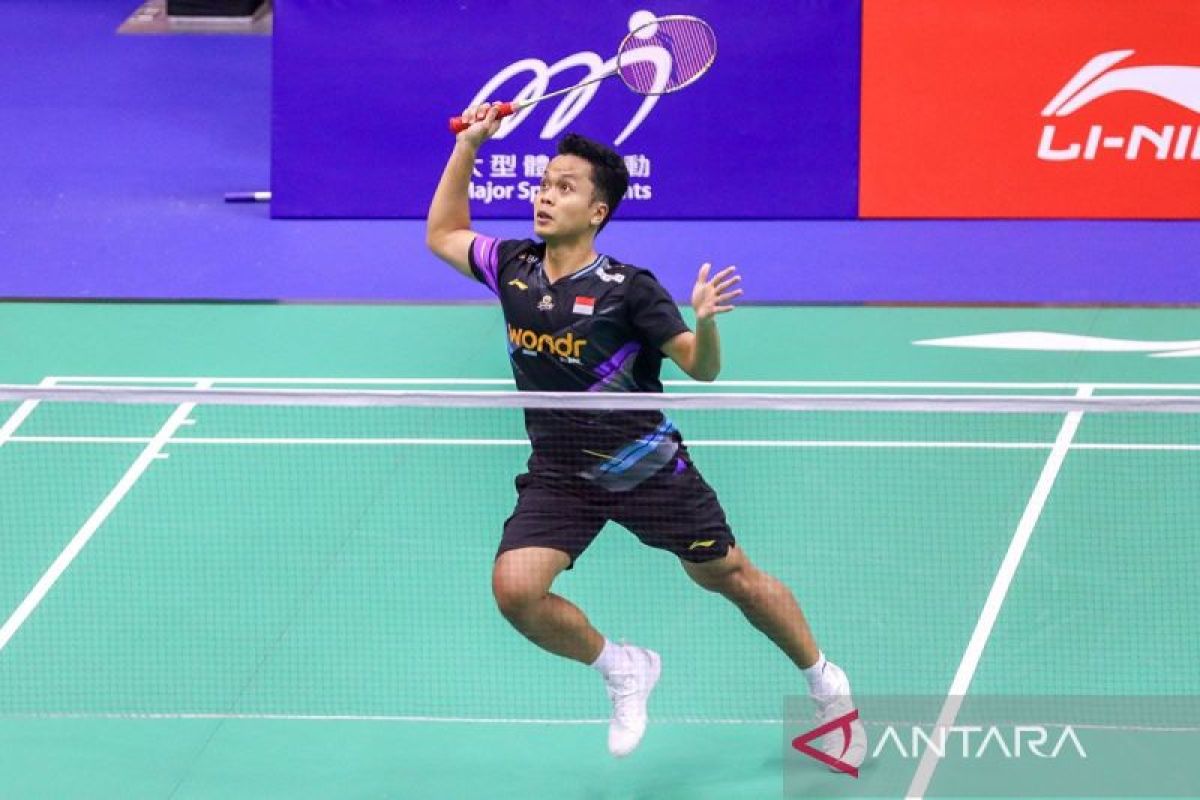 Ginting melaju ke perempat final Hong Kong Open usai lewati laga ketat