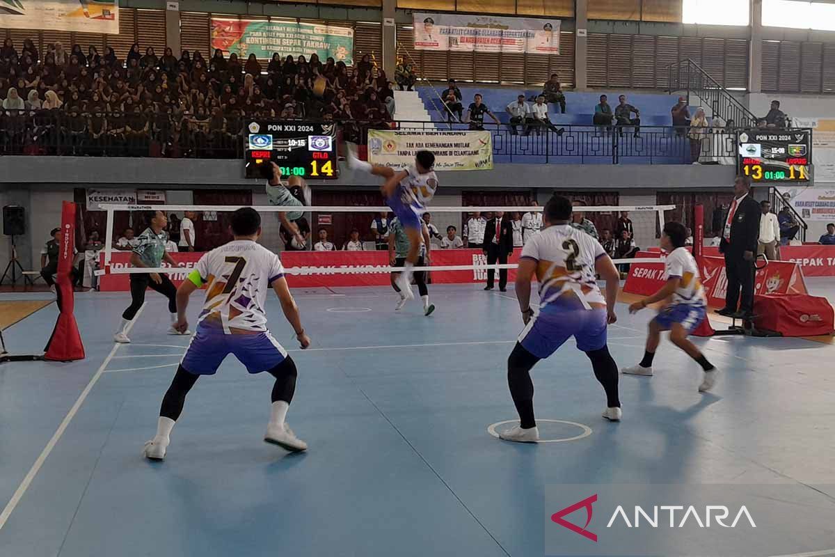 Sepak takraw - Gorontalo dan Jateng berhadapan di final kuadran putra