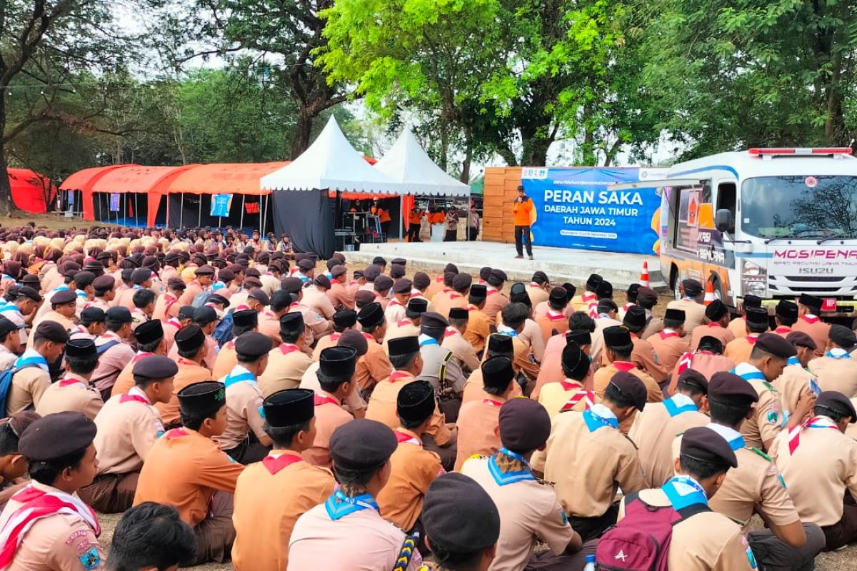 BPBD Jatim kenalkan saka rintisan PB kepada pegiat Pramuka se-Jatim