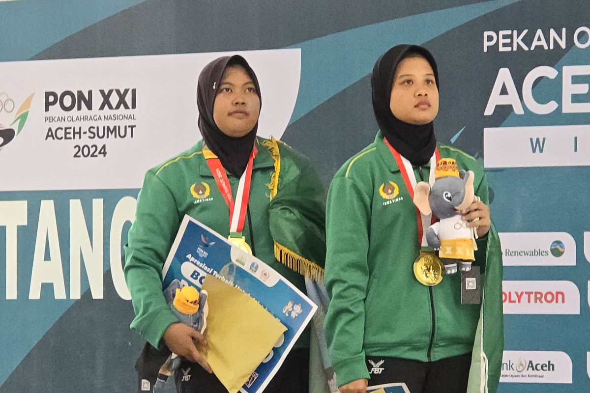 Raih emas ganda putri, Jatim tempel Aceh di klasemen petanque