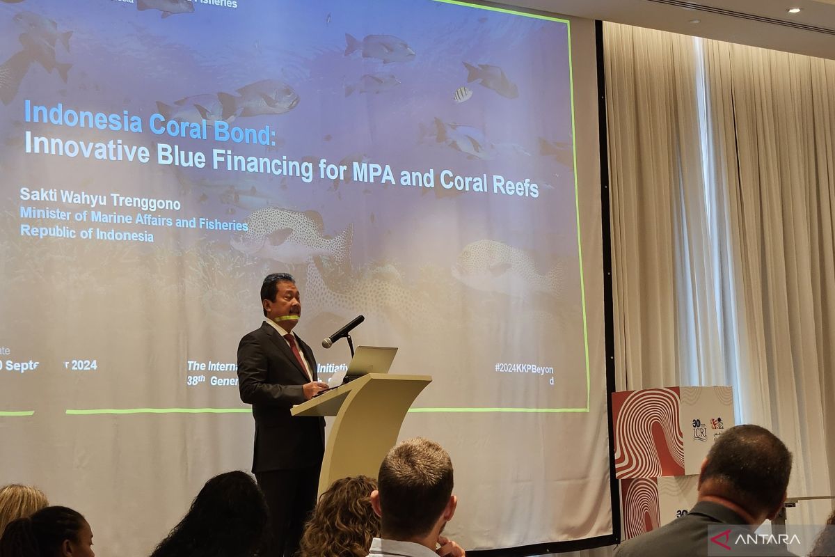 Trenggono unveils Indonesia Coral Bond at ICRI meeting