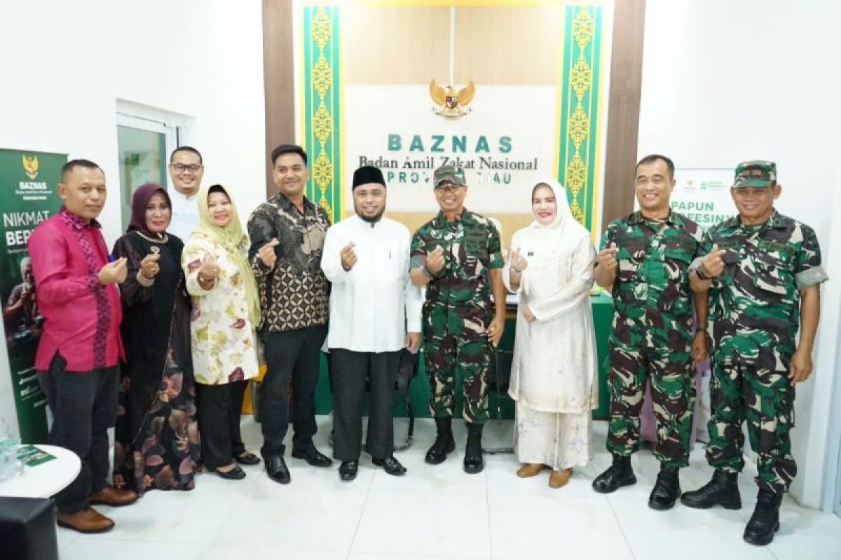 TNI AD-Baznas Riau kolaborasi bangun sumber air bersih