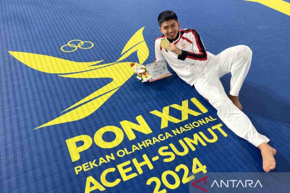 Taekwondo - Osanando Naufal sabet emas usai sempat gagal di PON Papua