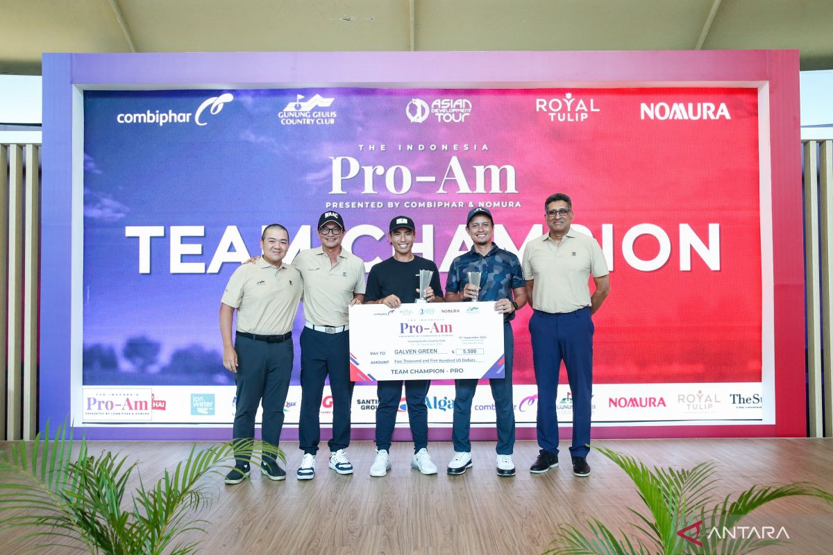 Pasangan Green dan Andree raih gelar juara beregu Pro-Am 2024