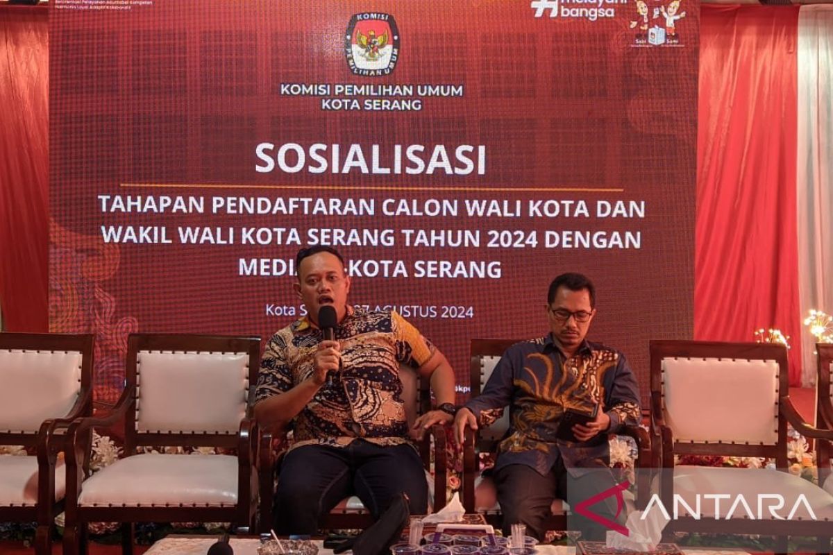 Tiga bakal pasangan calon Pilkada Kota Serang penuhi syarat administrasi