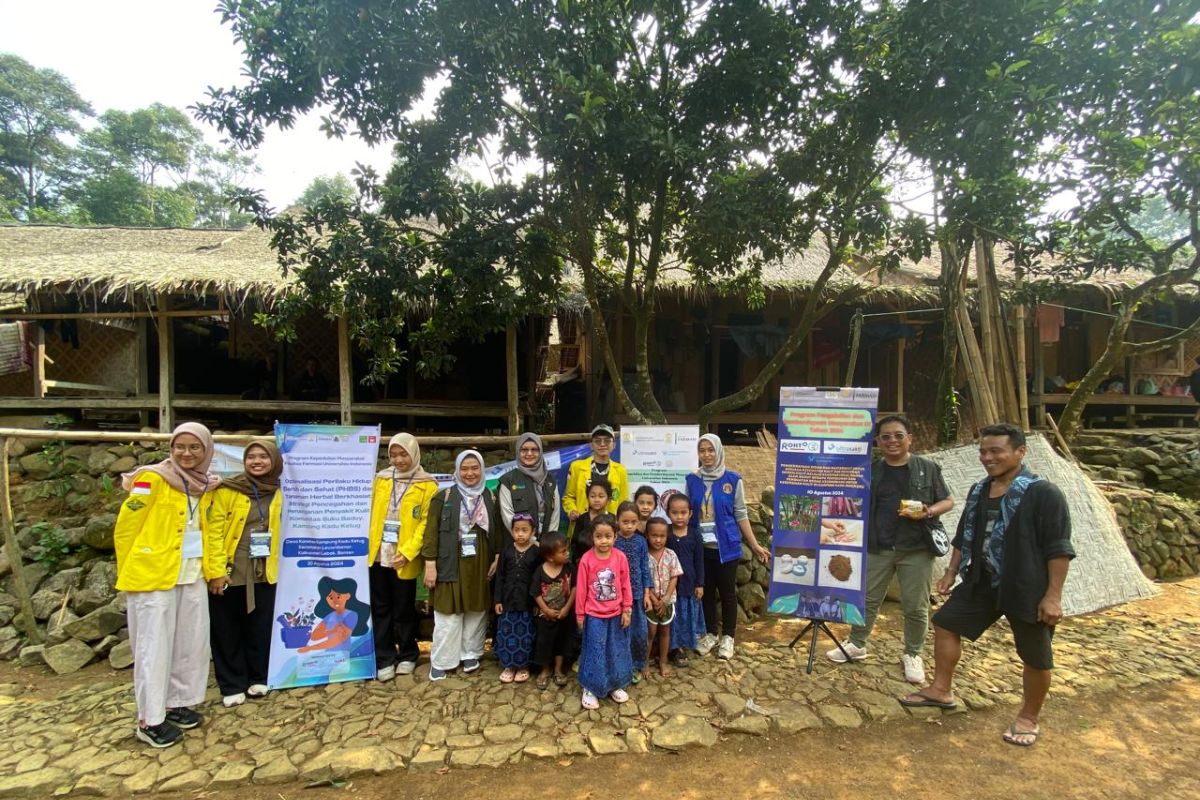 UI berikan penyuluhan 'Kecombrang' untuk kesehatan masyarakat Badui