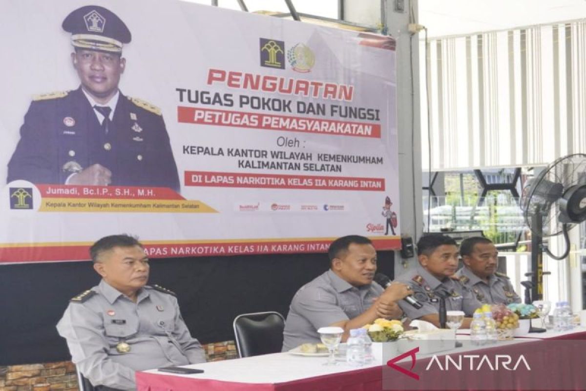 Kakanwil Kemenkumham Kalsel ingatkan kode etik petugas Pemasyarakatan