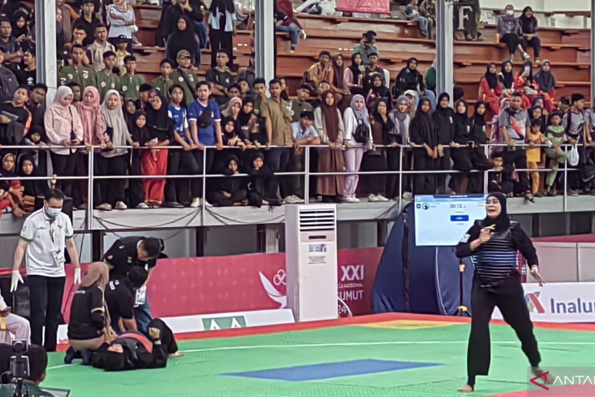 Pesilat putri Babel Atika Sani amankan emas usai kalahkan Jabar