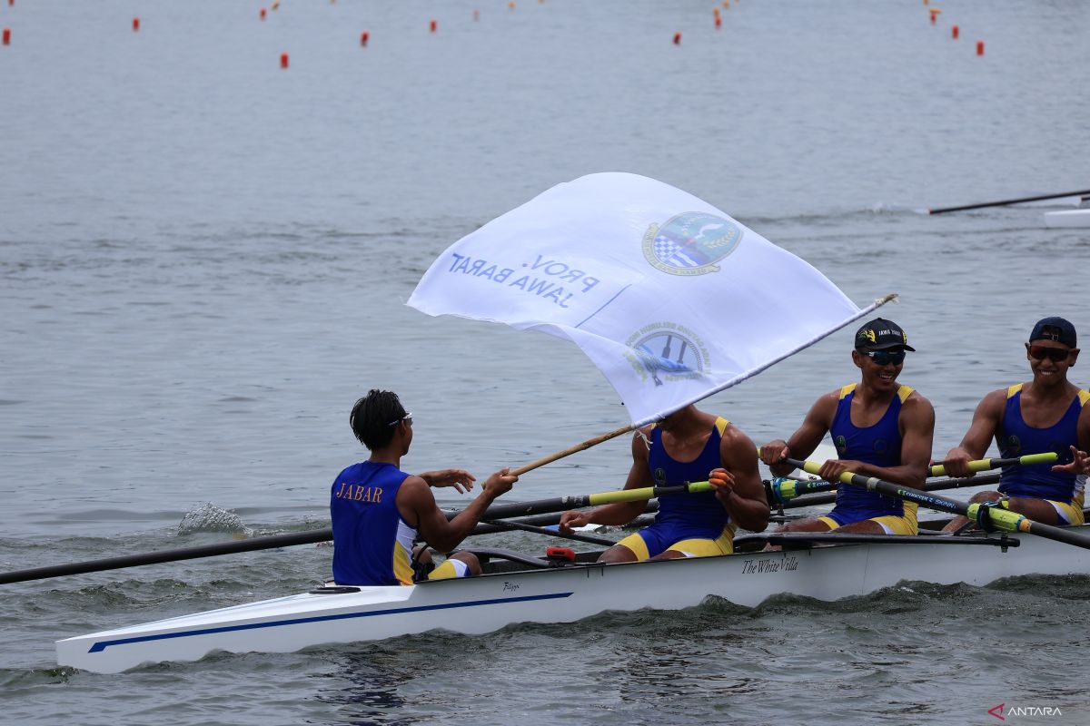 Kontingen Jawa Barat ungguli cabang dayung rowing dengan enam emas di PON XXI