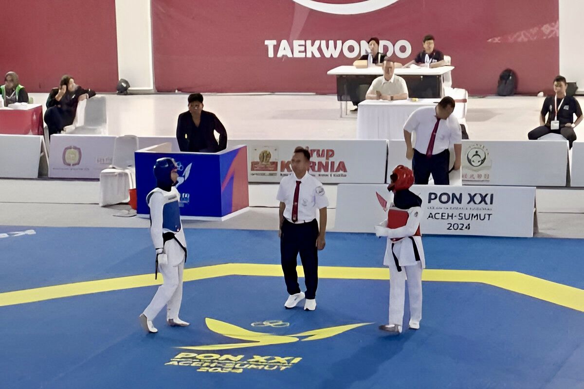 PON,  Tim Taekwondo Kepri dulang satu emas dan satu perunggu