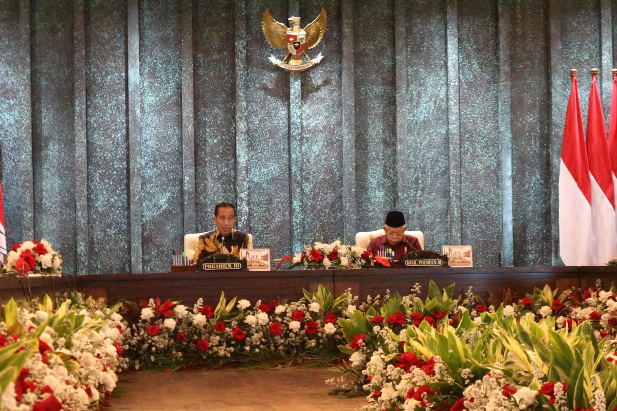 Jokowi nyatakan gelar sidang kabinet paripurna terakhir