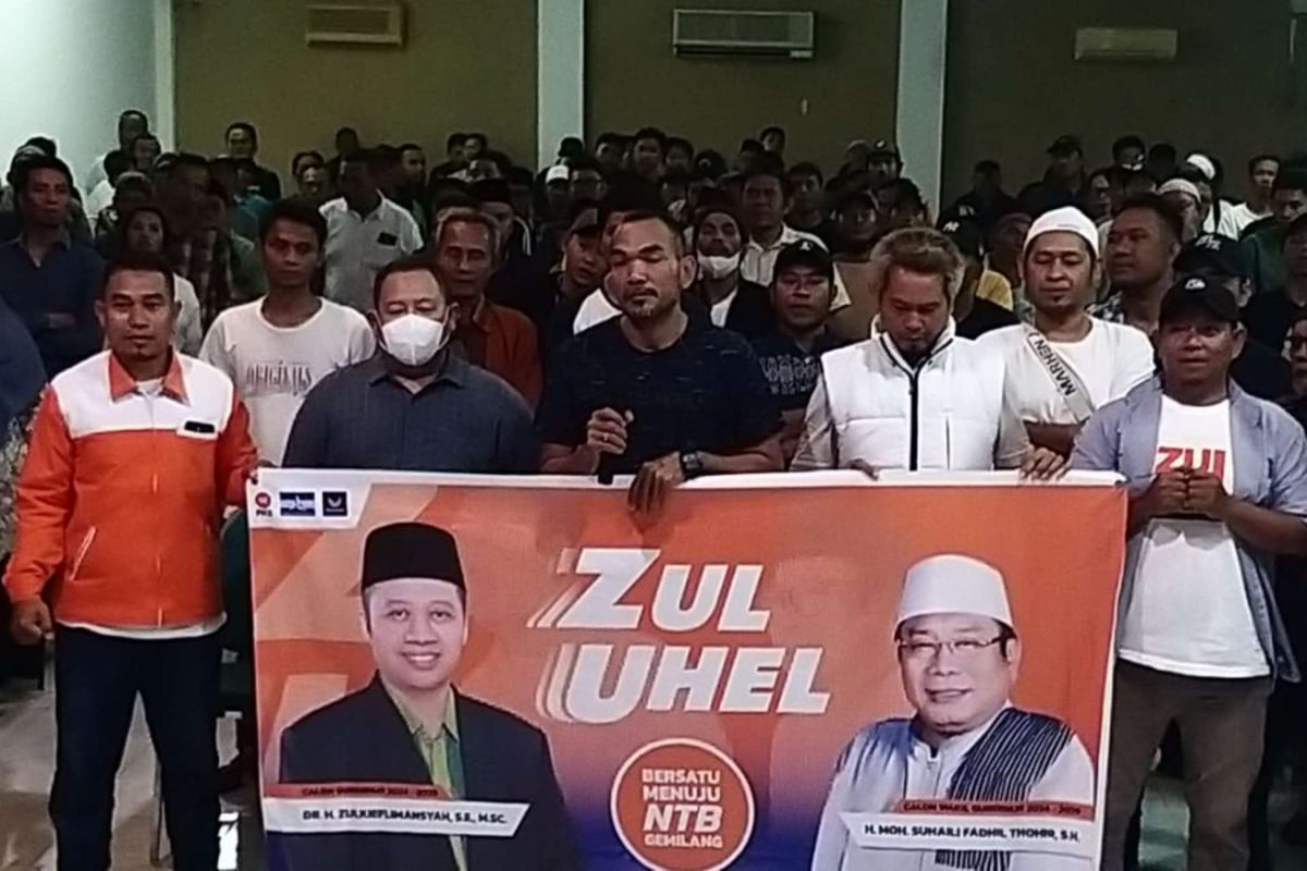 Warga Mataram Deklarasi Dukung Zul-Uhel di Pilgub NTB