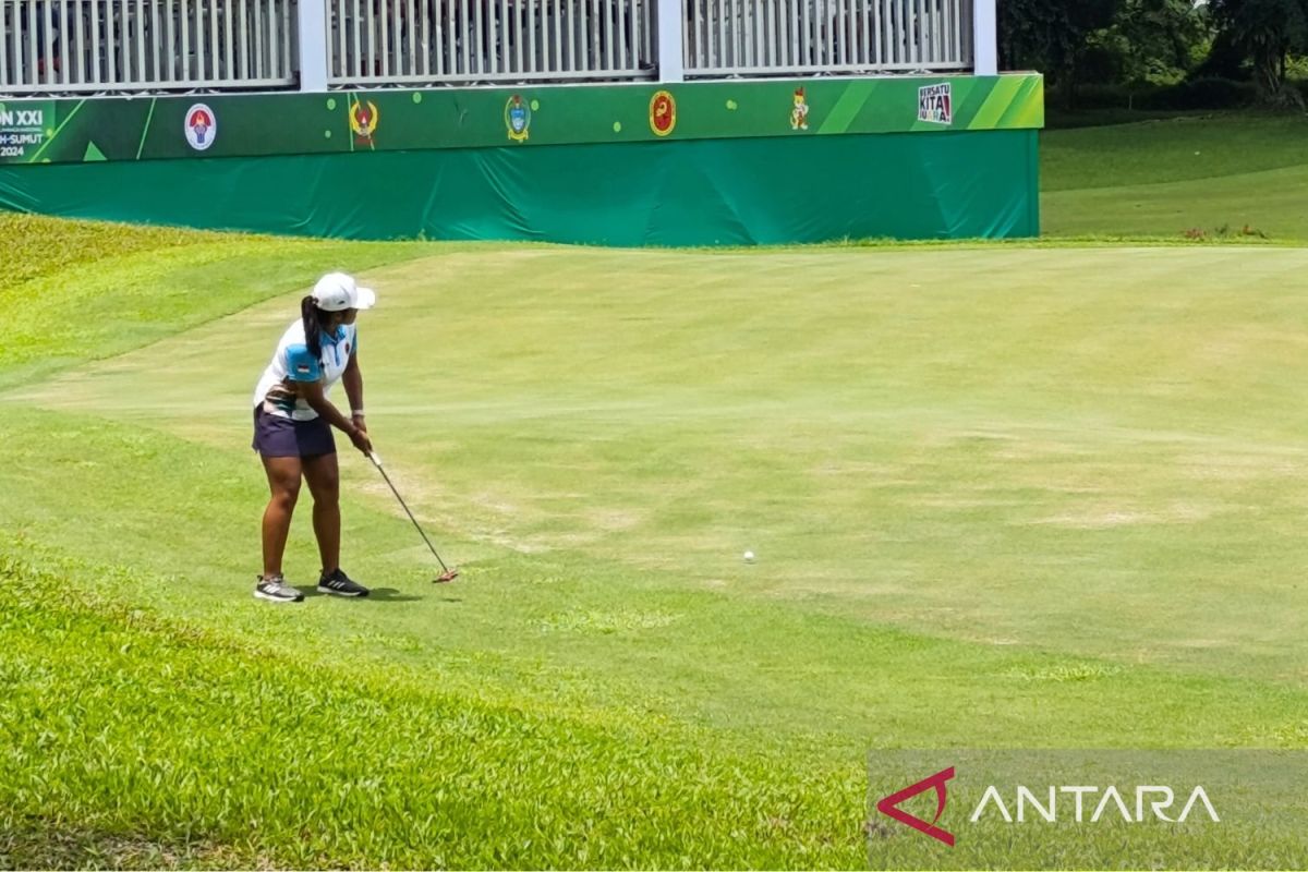 Sumut-DKI Jakarta unggul dalam golf perorangan putri hari kedua PON