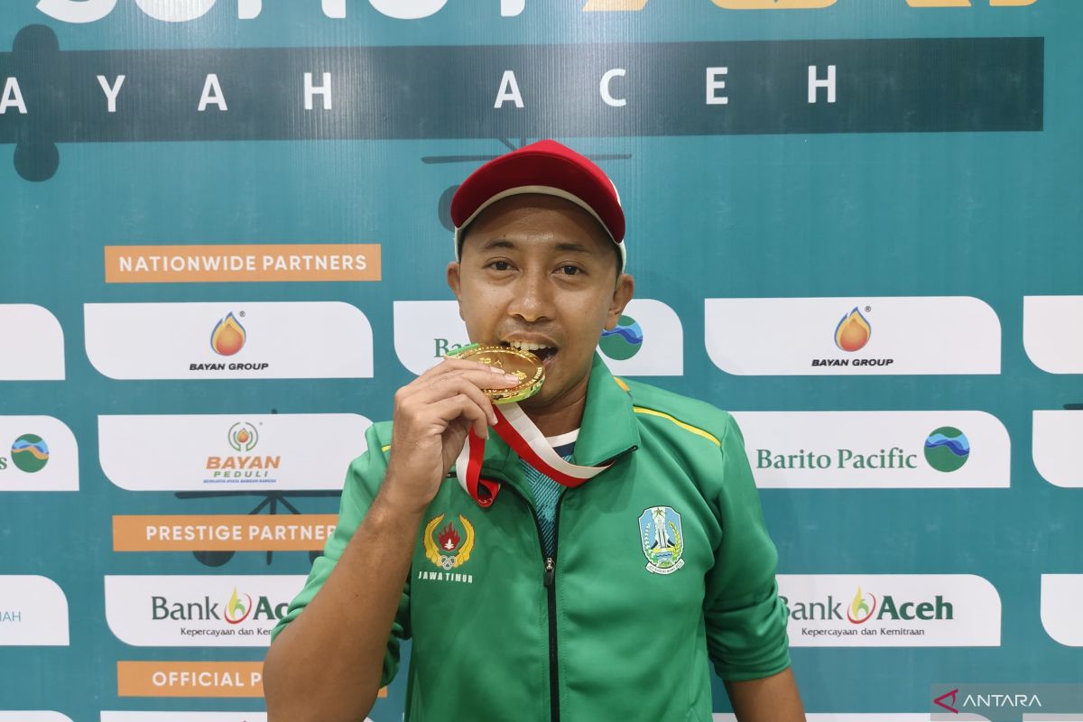 Soft tenis - Gusti Jaya akui terkejut bisa sabet emas tunggal putra