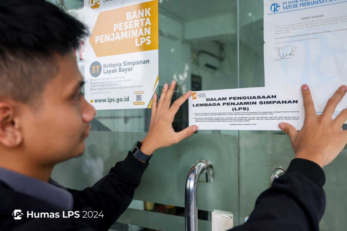 LPS siapkan pembayaran simpanan nasabah BPR Nature Primadana Capital