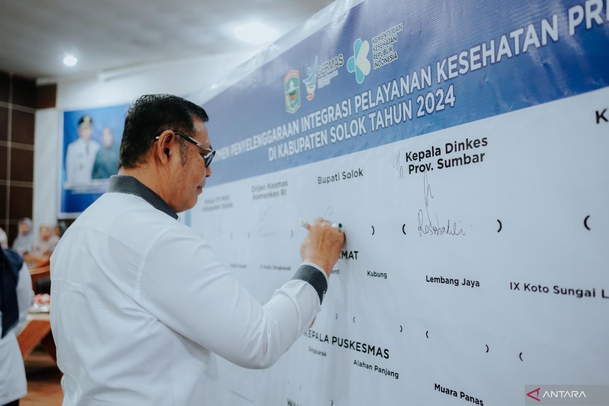 Pemkab Solok luncurkan integrasi layanan kesehatan primer 2024