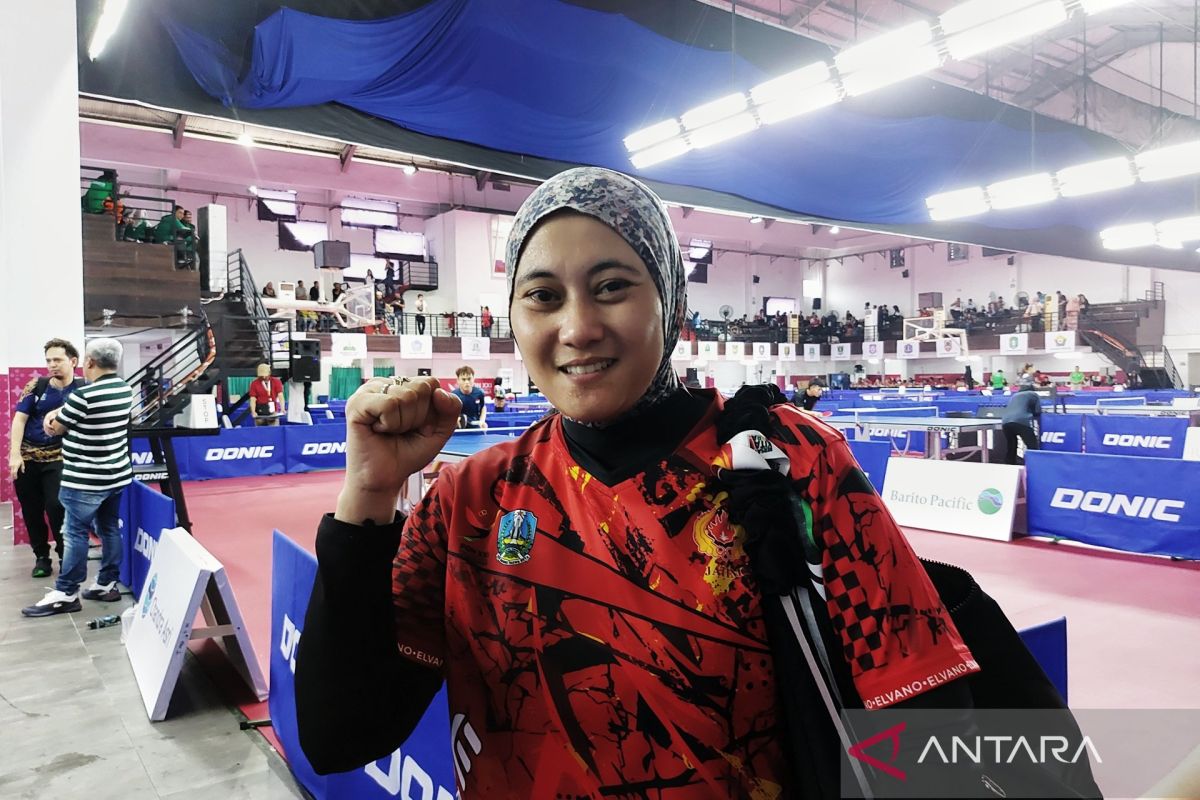 Tenis Meja - Christine Ferliana, atlet 42 tahun enam kali ikuti PON