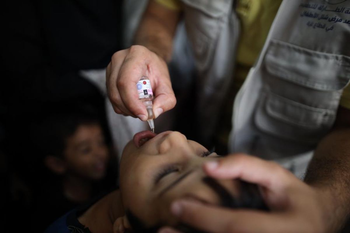 PBB: Tahap pertama kampanye antipolio di Gaza tuntas