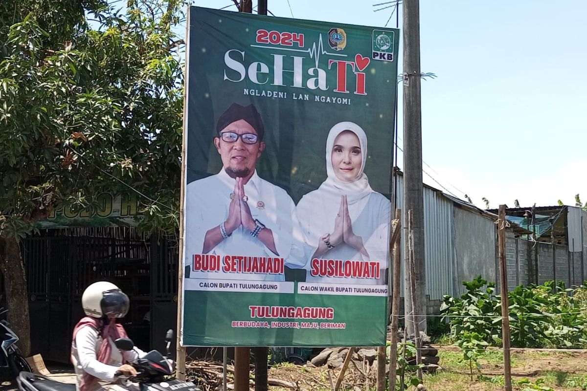 Bawaslu Tulungagung pastikan kontestan pilkada tertibkan alat peraga