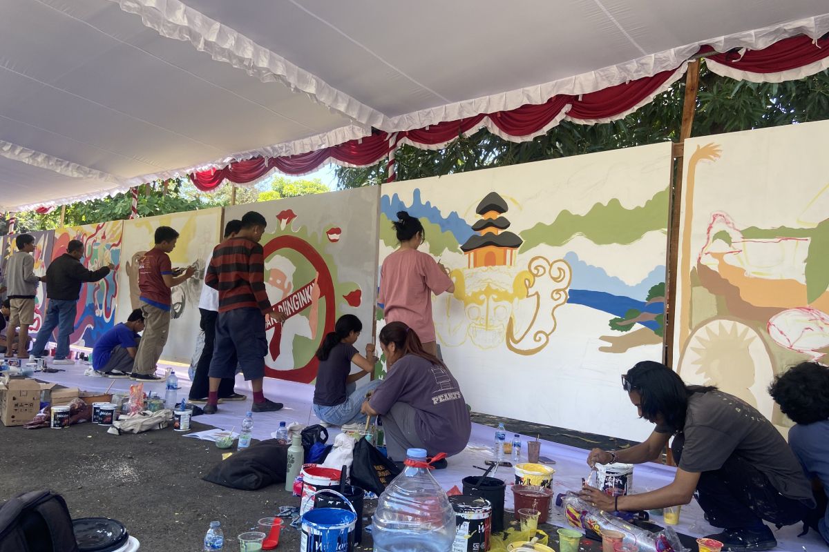 KPU Bali buat lomba mural berisi keinginan ke calon pemimpin