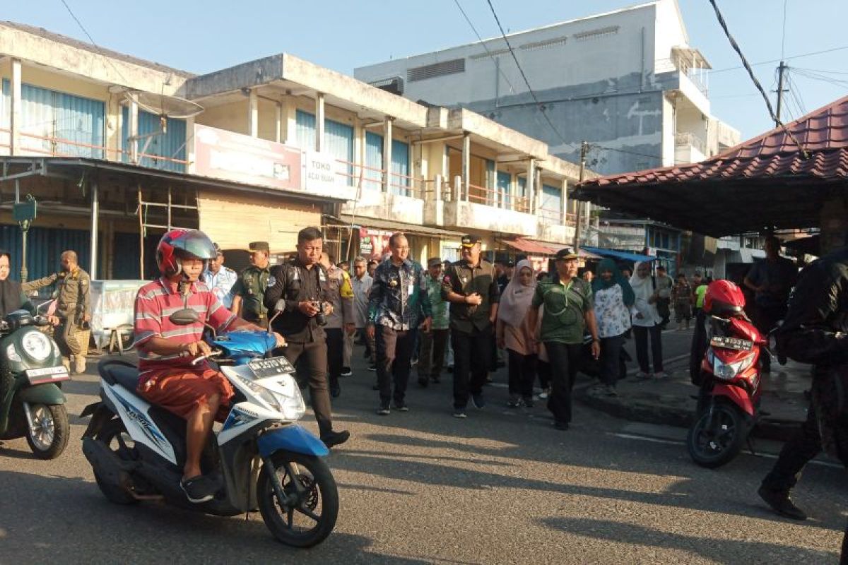 Dishub Belitung berlakukan sistem satu arah di pasar Tanjung Pandan