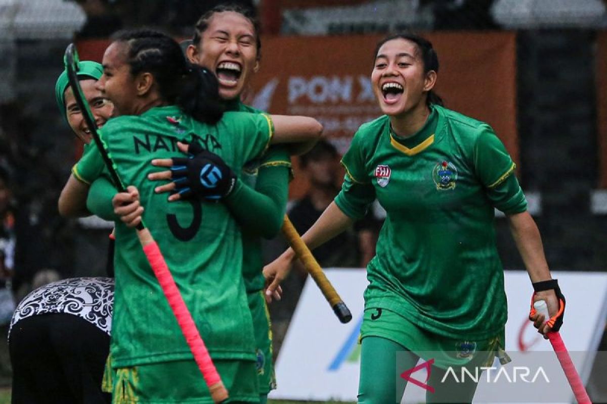 Hoki putri Sumut melenggang ke babak final meski imbang atas Papua